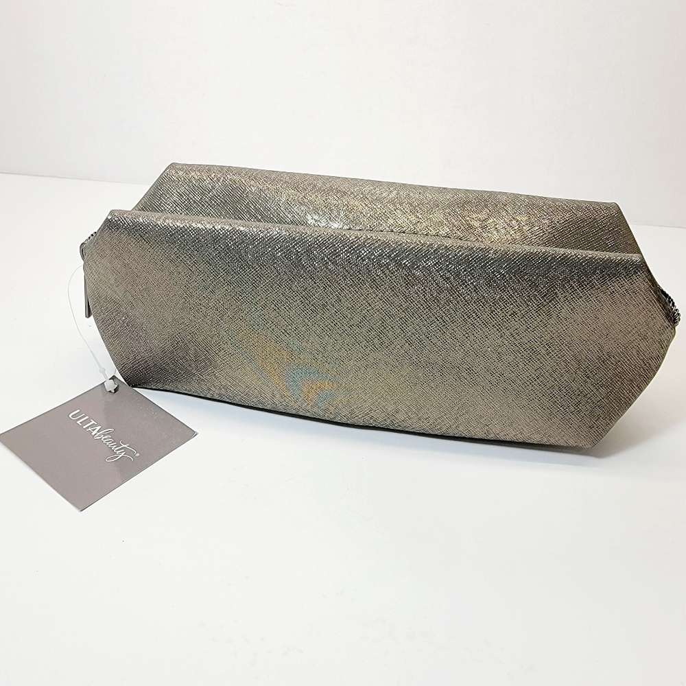 NWT Ulta Make-up Brush Bag, Silver, Gray
